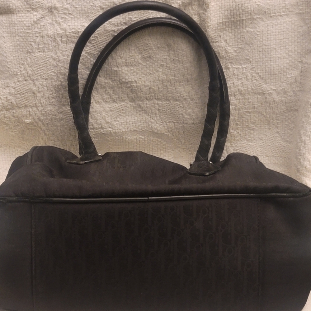 DIOR CHRISTIAN DIOR TROTTER SATCHEL HANDBAG PURSE SHOULDER BAG - Picture 13 of 13
